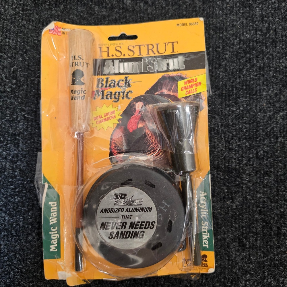 Hunters Specialties HS Strut AlumiStrut Black Magic Turkey Call 06880 NIP